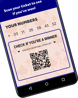 Scan your ticket to see if you\'ve won! Download the official National Lottery app from the Apple or Google Play store