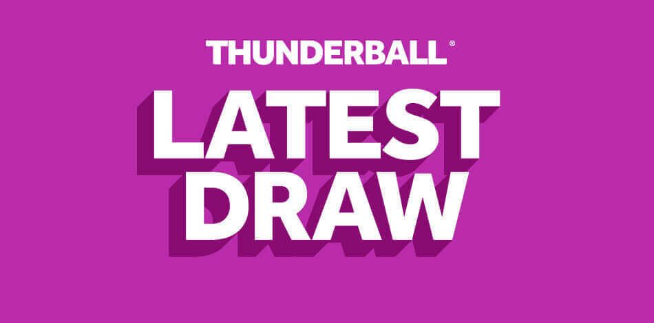 Latest Thunderball draw